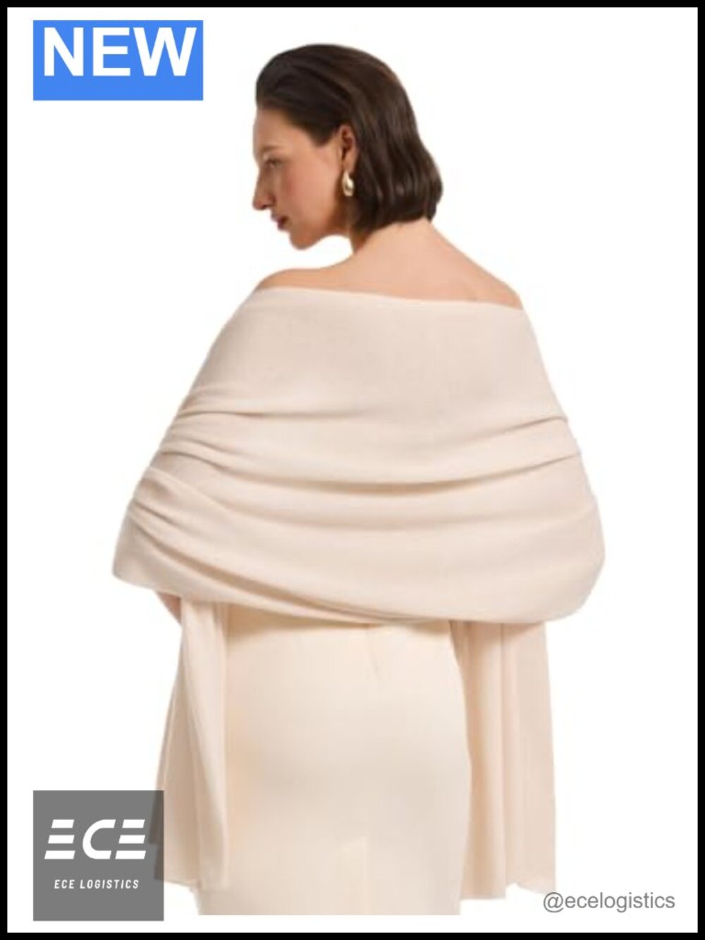 Wool Cashmere Shawl Wrap Evening Wedding Dress Cover Up Large Scarf